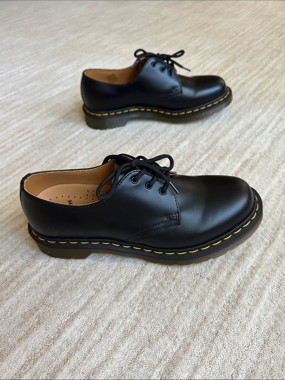 NWOB Dr Martens Air Wair 11837 Shoes Black 3 eye Oxford Size 9 - Picture 4 of 17